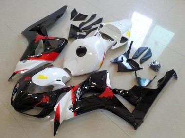 Compra Carenado Moto Honda CBR1000RR 2006-2007 - Blanco Rojo Negro Brillante