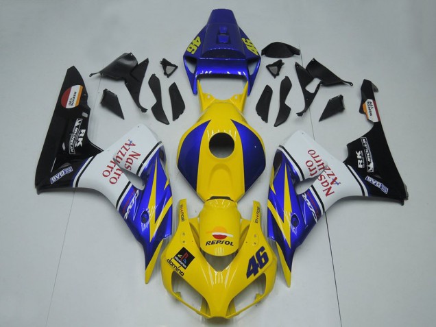 Compra Carenados Moto Honda CBR1000RR 2006-2007 - Azul Amarillo Blanco Negro Brillante Rojo Nastro Azzurro