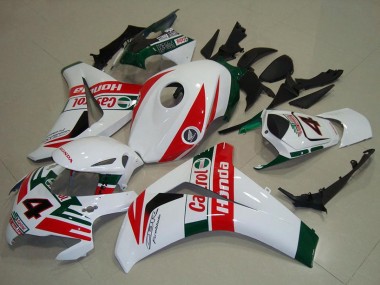 Compra Carenados Moto Honda CBR1000RR 2008-2011 - Blanco Rojo Verde Oscuro Castrol