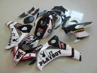 Compra Carenados Moto Honda CBR1000RR 2008-2011 - Blanco Rojo Negro Brillante Playboy