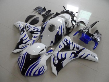 Compra Carenados Moto Honda CBR1000RR 2008-2011 - Blanco Azul Llama Carrera