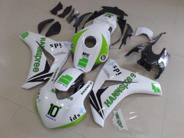 Compra Carenados Moto Honda CBR1000RR 2008-2011 - Blanco Verde Negro Brillante Hannspree 10