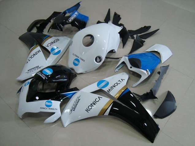 Compra Carenados Moto Honda CBR1000RR 2008-2011 - Blanco Azul Negro Brillante Konica Minolta