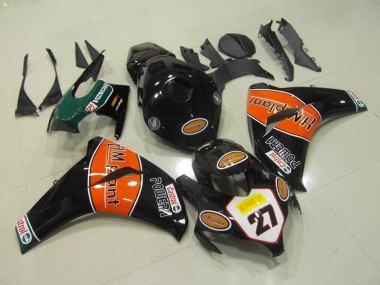 Compra Carenados Moto Honda CBR1000RR 2008-2011 - Negro Brillante Naranja HM Plant 27