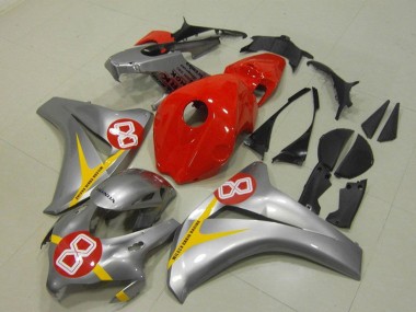 Compra Carenados Moto Honda CBR1000RR 2008-2011 - Plata Rojo Amarillo 8