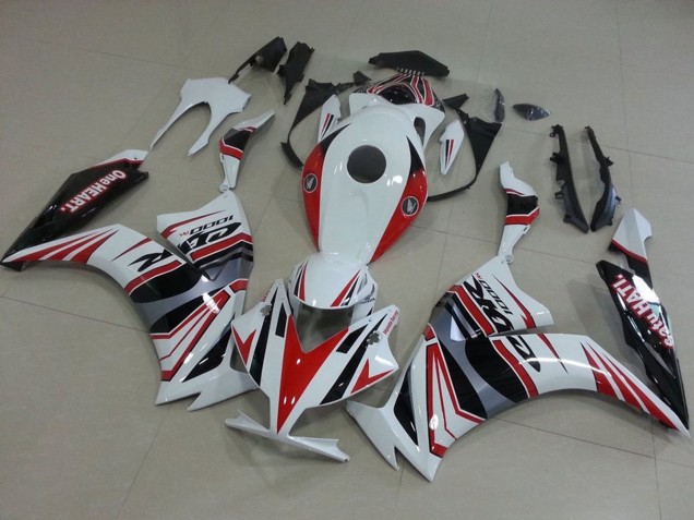 Compra Carenados Moto Honda CBR1000RR 2012-2016 - Blanco Rojo Plata Negro One Heart