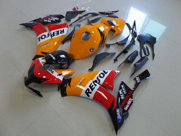 Compra Carenado Moto Honda CBR1000RR 2012-2016 - Naranja Blanco Rojo Negro Brillante Repsol