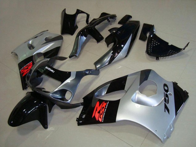 Compra Carenados Moto Suzuki GSXR 750 1996-2000 - Negro Brillante Plata