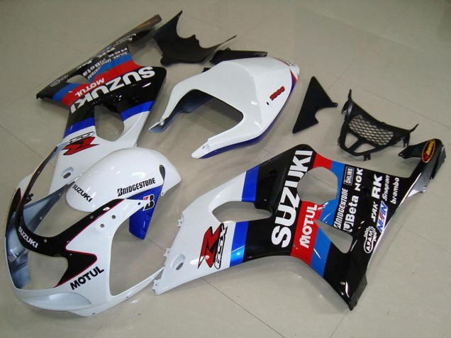 Compra Carenados Moto Suzuki GSXR 1000 2000-2002 - Blanco Azul Negro Rojo Motul