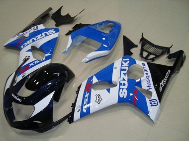 Compra Carenados Moto Suzuki GSXR 1000 2000-2002 - Blanco Azul Negro Brillante