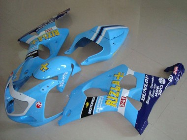 Compra Carenados Moto Suzuki GSXR 1000 2000-2002 - Azul Claro Amarillo Negro Blanco Amarillo Rizla