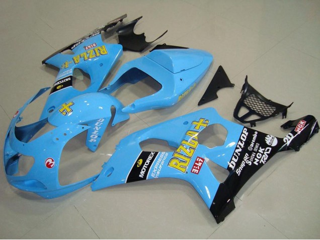 Compra Carenados Moto Suzuki GSXR 1000 2000-2002 - Azul Claro Amarillo Negro Rizla