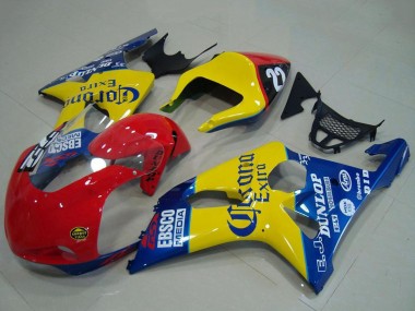 Compra Carenados Moto Suzuki GSXR 1000 2000-2002 - Amarillo Rojo Azul Corona Carrera