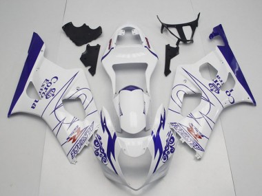 Compra Carenados Moto Suzuki GSXR 1000 2003-2004 - Blanco Azul Corona Alstare