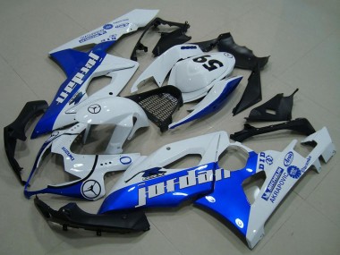 Compra Carenados Moto Suzuki GSXR 1000 2005-2006 - Blanco Azul Jordan 59