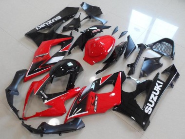 Compra Carenados Moto Suzuki GSXR 1000 2005-2006 - Rojo Negro Brillante OEM Estilo