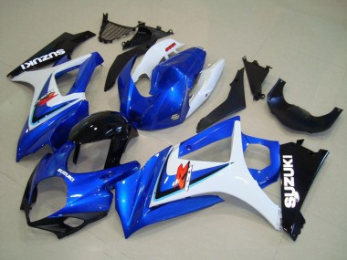 Compra Carenado Moto Suzuki GSXR 1000 2007-2008 - Blanco Azul Negro OEM Estilo