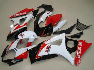 Compra Kits Carenado Moto Suzuki GSXR 1000 2007-2008 - Blanco Rojo Negro