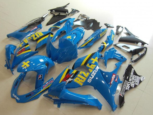 Compra Carenados Moto Suzuki GSXR 1000 2009-2016 - Azul Amarillo Rizla Hopper Motul