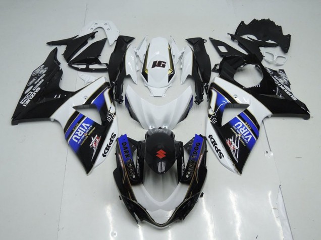 Compra Carenados Moto Suzuki GSXR 1000 2009-2016 - Blanco Azul Negro Viru