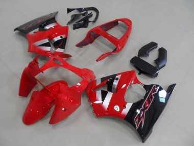 Compra Carenados Moto Kawasaki ZX6R 2000-2002 - Rojo Plata Negro Brillante OEM Estilo