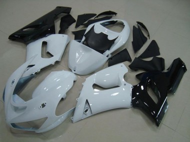 Compra Carenado Moto Kawasaki ZX6R 2005-2006 - Blanco Negro