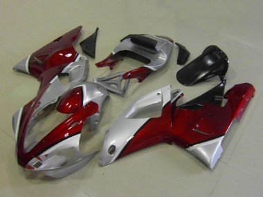 Compra Carenados Moto Yamaha YZF R1 2000-2001 - Plata Rojo Granate