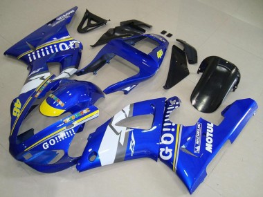 Compra Carenados Moto Yamaha YZF R1 2000-2001 - Azul Blanco Amarillo Motul 46