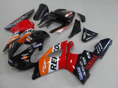 Compra Carenados Moto Yamaha YZF R1 2000-2001 - Naranja Blanco Rojo Negro Repsol
