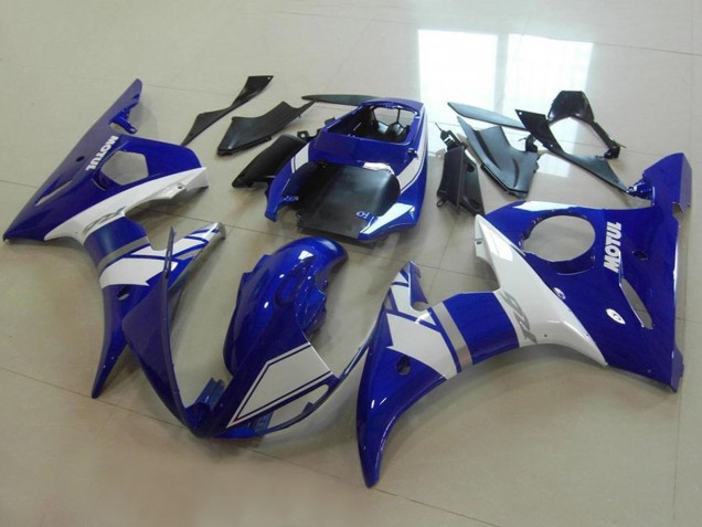 Compra Carenados Moto Yamaha YZF R6 2003-2004 - Azul Blanco Plata