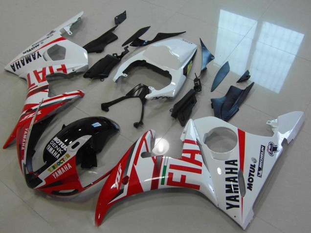 Compra Carenados Moto Yamaha YZF R6 2003-2004 - Blanco Rojo Fiat Michelin Motul