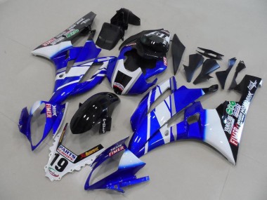 Compra Carenados Moto Yamaha YZF R6 2006-2007 - Blanco Azul Negro Brillante Fimer Yamalube