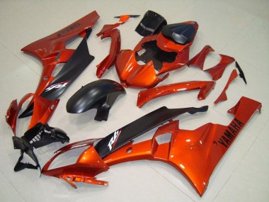 Compra Carenado Moto Yamaha YZF R6 2006-2007 - Naranja Negro Mate