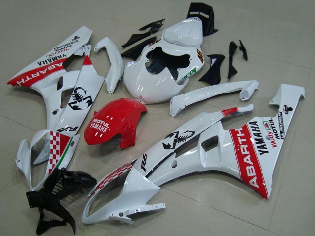Compra Carenados Moto Yamaha YZF R6 2006-2007 - Blanco Rojo Motul Michelin Abarth