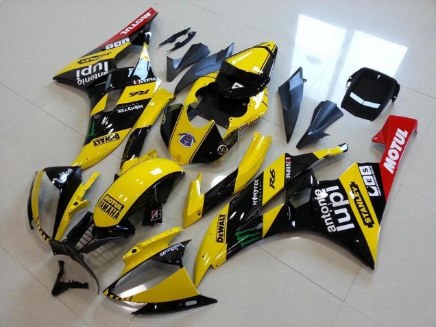 Compra Carenados Moto Yamaha YZF R6 2006-2007 - Amarillo Negro Brillante Rojo Verde Motul Monstruo