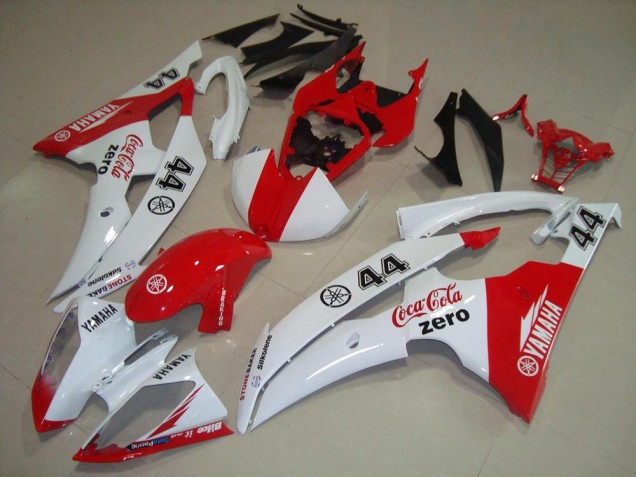 Compra Carenados Moto Yamaha YZF R6 2008-2016 - Blanco Rojo Cocacola 44