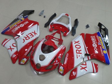Compra Carenados Moto Ducati 999 2003-2004 - Blanco Rojo Azul Negro Brillante Xerox OEM Estilo