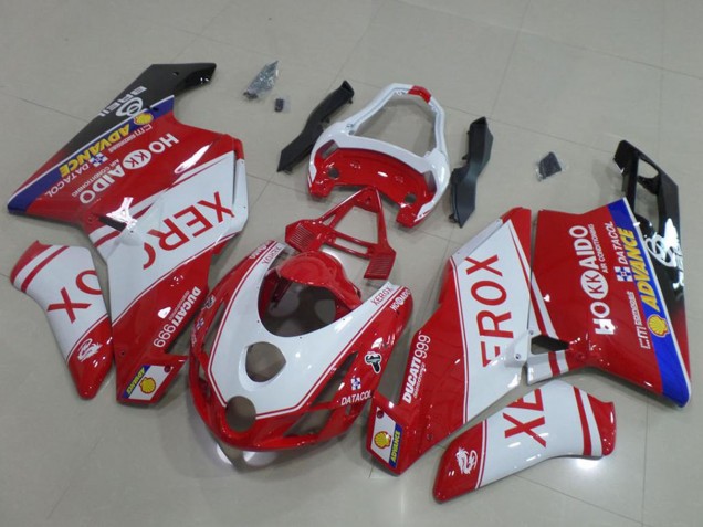 Compra Carenados Moto Ducati 999 2003-2004 - Blanco Rojo Azul Negro Brillante Xerox OEM Estilo