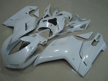 Compra Carenados Moto Ducati 848 1098 1198 2007-2014 - Blanco Brillante