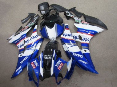 Compra Carenados Moto Yamaha YZF R6 2006-2007 - Blanco Azul Rojo Sterilgarda Volvo Fimer