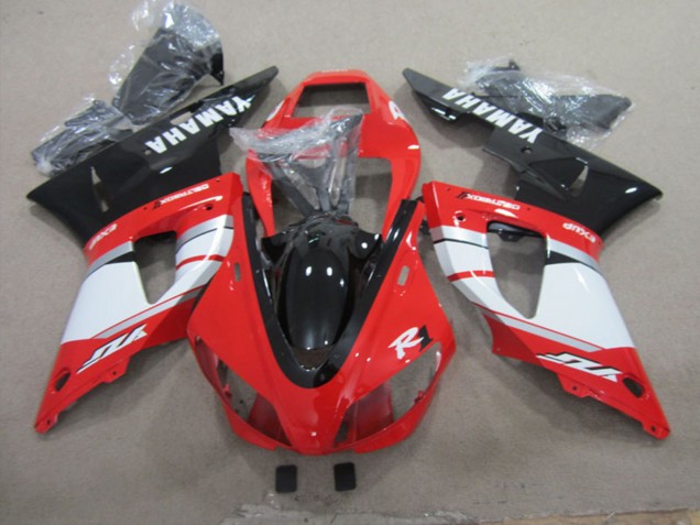 Compra Carenados Moto Yamaha YZF R1 1998-1999 - Rojo Blanco Plata Negro Brillante