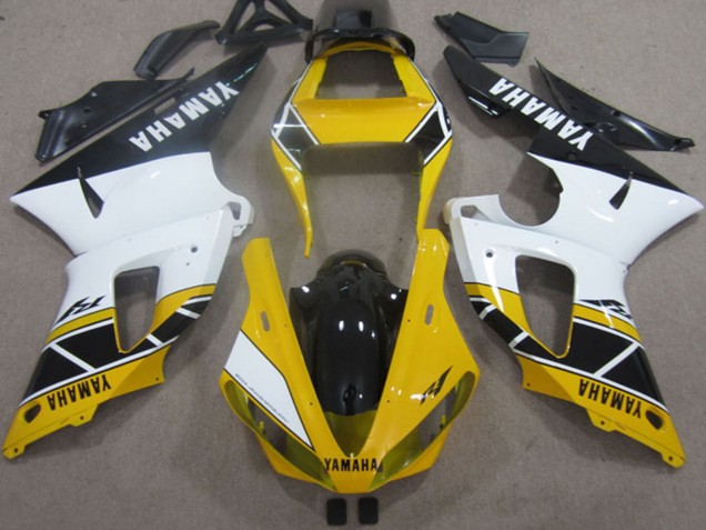 Compra Carenados Moto Yamaha YZF R1 2000-2001 - Amarillo Blanco Negro