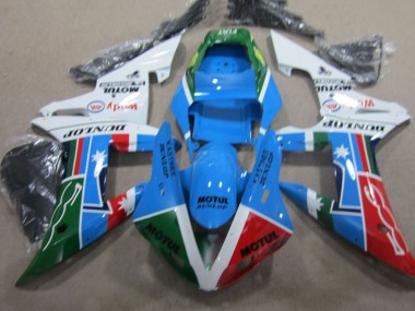 Compra Carenados Moto Yamaha YZF R1 2002-2003 - Blanco Azul Verde Rojo Negro Motul