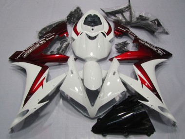 Compra Carenados Moto Yamaha YZF R1 2004-2006 - Blanco Rojo Michelin