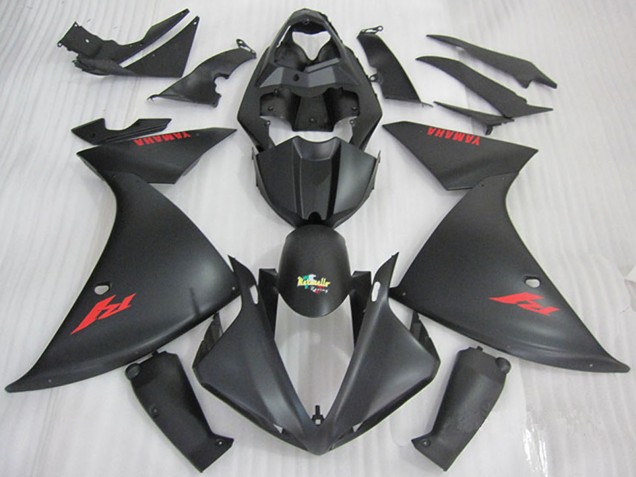 Compra Carenados Moto Yamaha YZF R1 2009-2011 - Negro Mate Rojo Calcomanía