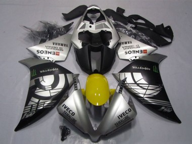 Compra Carenados Moto Yamaha YZF R1 2012-2014 - Plata Negro IVECO Yamalube ENEOS Monstruo
