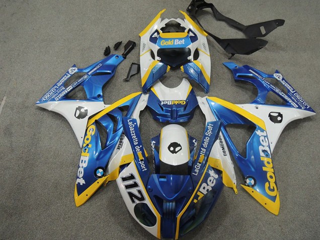 Compra Carenados Moto BMW S1000RR 2009-2014 - Blanco Amarillo Azul OroBet 112