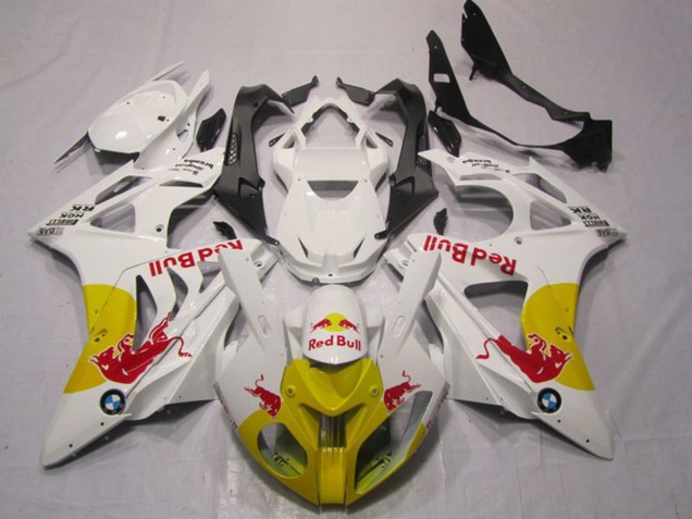 Compra Carenados Moto BMW S1000RR 2009-2014 - Blanco Amarillo Rojo Bull