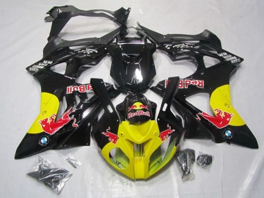 Compra Carenados Moto BMW S1000RR 2009-2014 - Negro Brillante Amarillo Rojo Bull