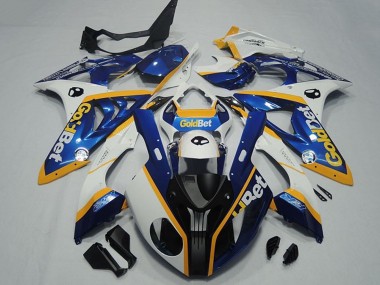 Compra Carenados Moto BMW S1000RR 2009-2014 - Blanco Amarillo Azul Negro Mate OroBet